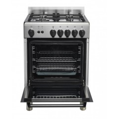 La Germania AMN66 40 G X T GN Κουζίνα 56lt με Εστίες Φυσικού Αερίου Π60εκ. Inox